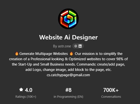 Website AI Designer